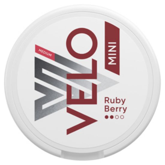 Picture of Velo Ruby Berry Mini Med 6mg Nictone Pouch x5